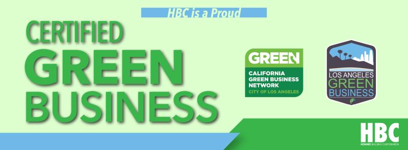 HBC is a CA Certified Green Business!